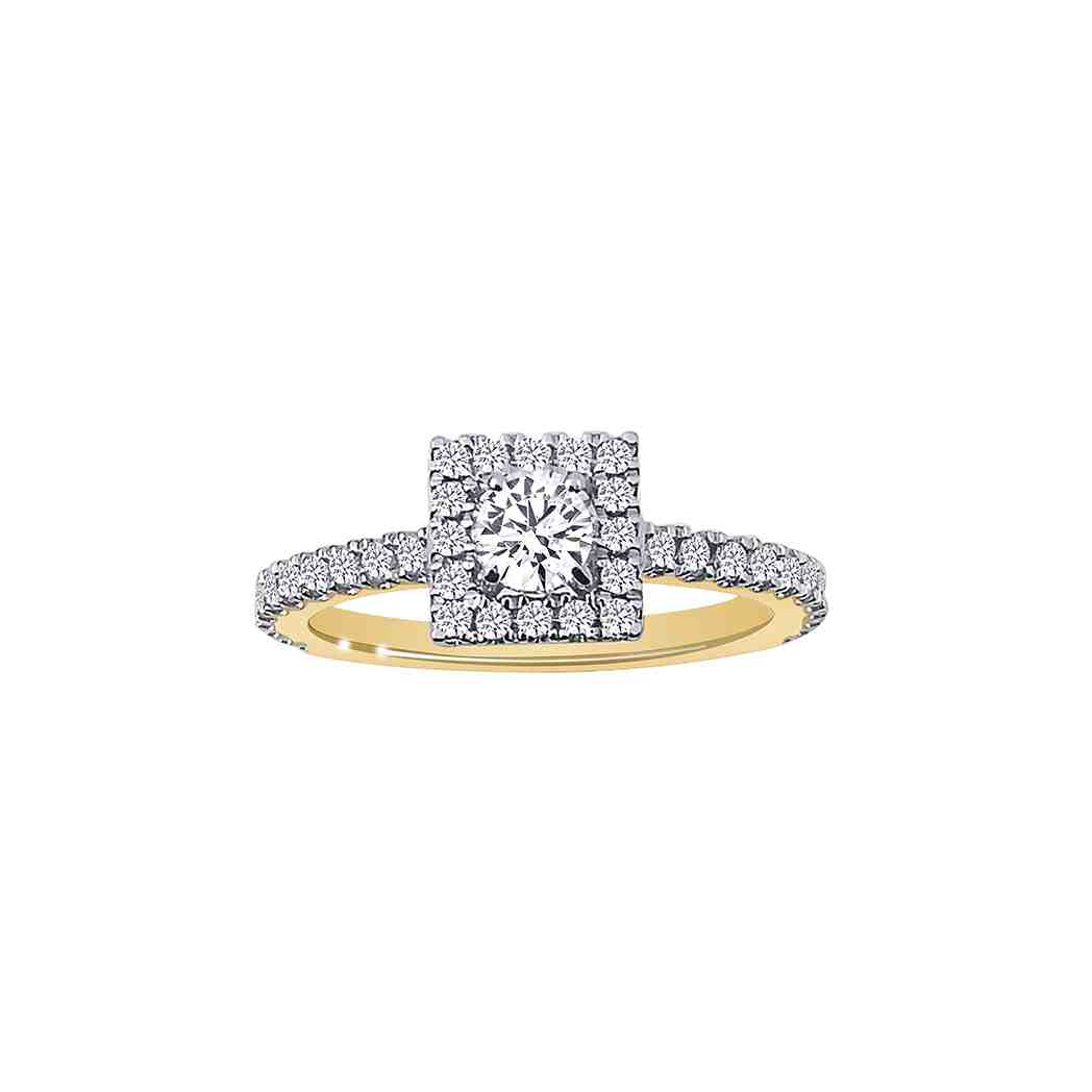 Round Brilliant Cut Diamond Engagement Ring  LR11614A